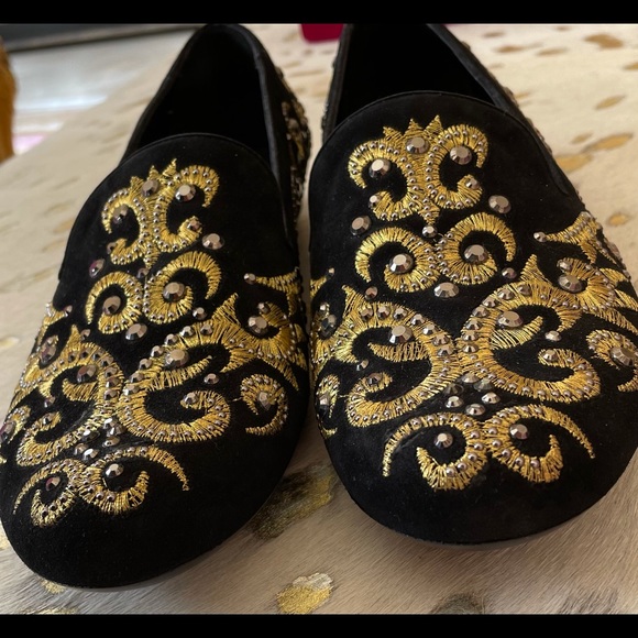 BALDAN black suede flat in 38EU..Never worn - Picture 7 of 7